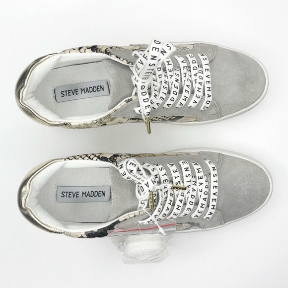 Steve Madden Amalfi Golden Goose Python Sneaker 6.5 - Picture 6 of 9